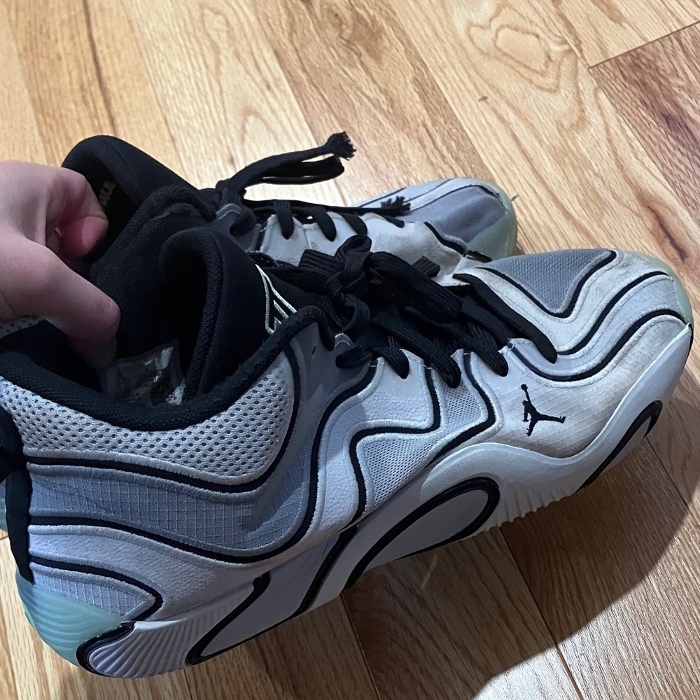 Air Jordan Tatum 3 Black and Gray Athletic Shoes